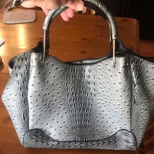 Purse Grey Alligator Print